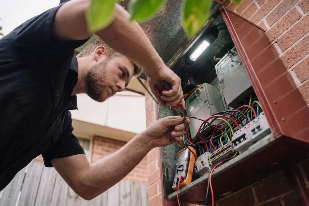 Little Bay electrician performing electrical work